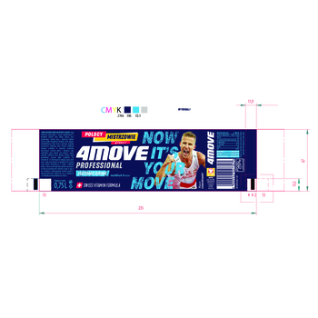 4MOVE ISOTONIC DRINK MULTIFRUIT FLAVOUR 0,75 L