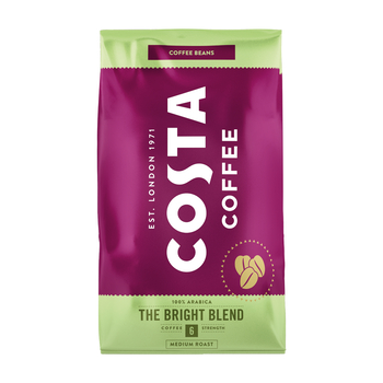 COSTA COFFEE THE BRIGHT BLEND 6 100% ARABICA ZIARNA 1KG