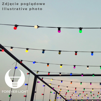 ŻARÓWKA LED FOREVER LIGHT E27 G45 2W CZERWONA 5 SZTUK