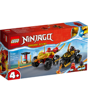 LEGO 71789 NINJAGO BITWA SAMOCHODOWO-MOTOCYKLOWA MIĘDZY KAIEM A RASEM