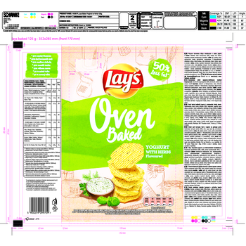 LAYS OVEN BAKED YOGURT WITH HERBS 125G