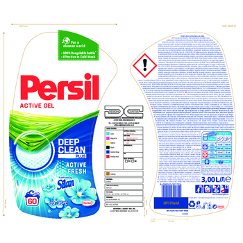PERSIL GEL FRESHNESS BY SILAN 60P 3L