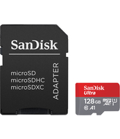 KARTA MICROSDXC SANDISK 128GB ULTRA 140MB/S C10 A1 UHS-I + ADAPTER
