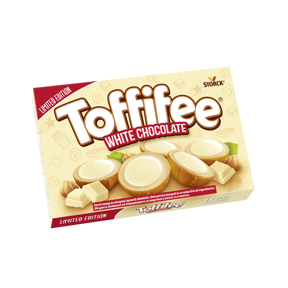 TOFFIFEE WHITE CHOCOLATE 125G