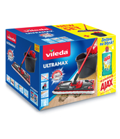 ZESTAW VILEDA ULTRAMAX BOX + AJAX ( MOP + WIADERKO)